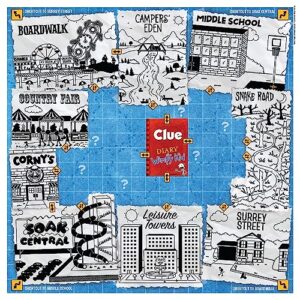 CLUE: Diary of a Wimpy Kid | Solve the Mystery in This Collectible Clue Game Featuring Characters & Locations from the Popular Book Series Diary of a Wimpy Kid | Officially-Licensed Diary of a Wimpy