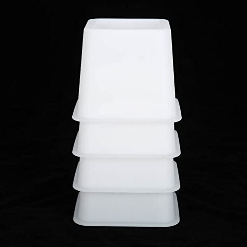 Bunion Toe Separator,Chair Riser, 4pcs Bed Chair Riser Furniture Sofa Lifter Heighten Raising Tool Set(White)