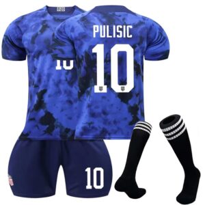 #10 soccer jerseys for boys kids girls youth usa soccer jersey football shirt gift kit set (as1, age, 4_years, 5_years, blue)