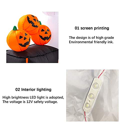 on Name Tags for Computers cart Decoration lamp Pumpkin Inflatable Indoor Halloween Yard Home Decor Graduation Sign