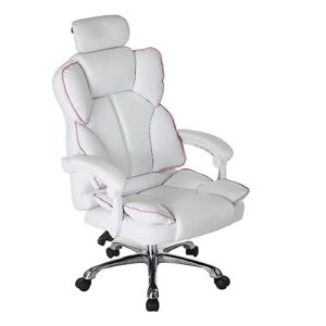marury big and tall office chair, comfortable reclining high backrest anchor chair, desk computer chair, for home office make up