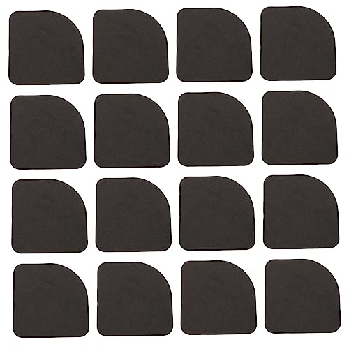 OSALADI 24pcs Washing Machine Floor Mat Furniture Risers Washer Foot Pads Bed Risers Home Furniture Anti-Slip Pad for Washer Household Shocks Pad Anti-Slip Cushion Black Appendix Non-Slip