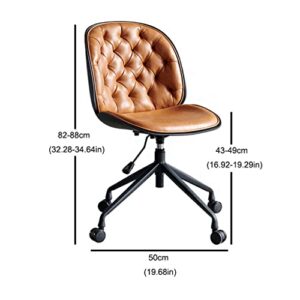 MACIUM Tall Bar Stools Bar Chair Computer Chair Office Lifting Swivel Chair Nordic Simple Desk Chair Backrest Home Leisure Bar Chair Kitchen Counter Bar Stool (Color : B)