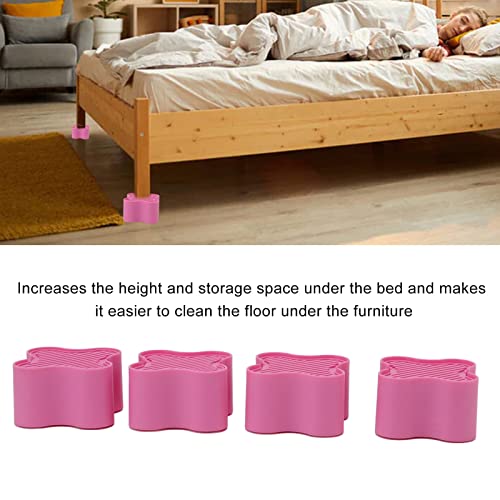 Furniture Risers, 4Set Bed Foot Pad Petal Type 2 Inch for Table