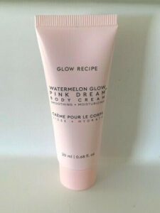 new! glow recipe watermelon glow pink dream body cream travel size 20 ml
