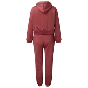 2 Piece Outfits For Women Pants Womens 2 Piece Outfits Autumn Sexy Club Outfits For Women Easter Outfits Hot Pink Outfits For Women Tracksuit For Women Set 2 Piece Watermelon Red S