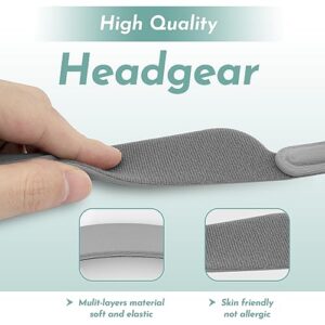 Replacement Headgear with Arms Compatible with DreamWear Silicone/Gel Nasal & Pillow Mask, Adjustable Soft Head Strap