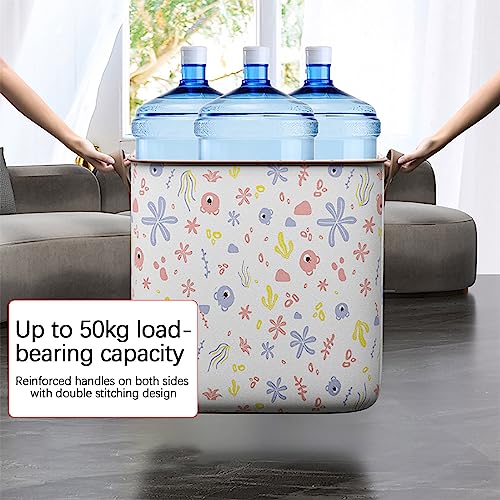 AZXY Clothes Storage Bags Large Capacity, Closet Organizers and Storage Bins, Foldable Wardrobe Storage Toy Containers Box with Lids and Handles for Blanket Comforter Clothing Bedding (L)