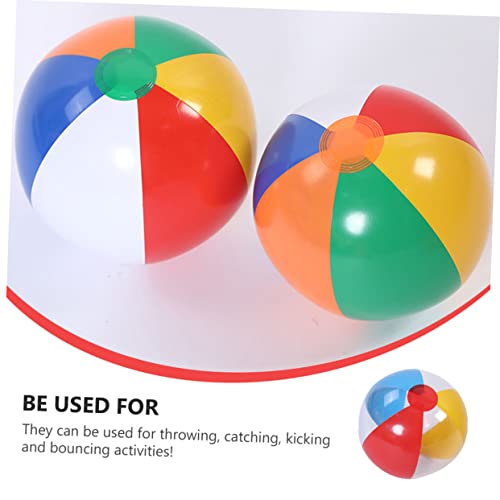 KOMBIUDA 3pcs Inflatable Ball Indoor Volleyball Outside Toys for Kids Inflatable Toys for Kids Water Ball Toy Beach Ball Toys Pool Toys for Toddlers 1-3 PVC Beach Ball PVC Play Ball Taste