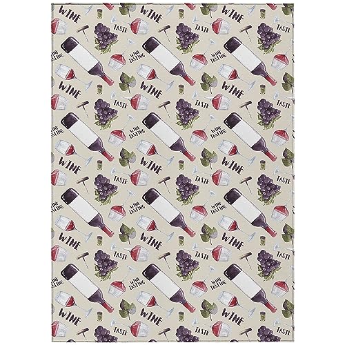 Dalyn Rugs Indoor/Outdoor Kendall KE14 Ivory Washable 8' x 10' Rug