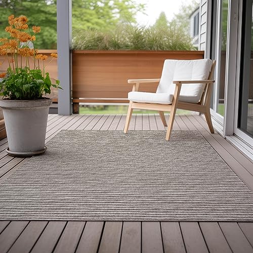 Dalyn Rugs Indoor/Outdoor Laidley LA1 Brown Washable 8' x 10'