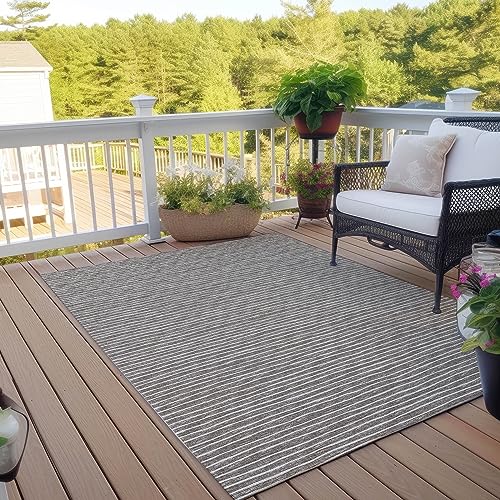 Dalyn Rugs Indoor/Outdoor Laidley LA1 Brown Washable 8' x 10'