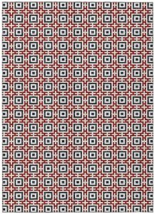 dalyn rugs indoor/outdoor marlo mo1 red washable 8' x 10'