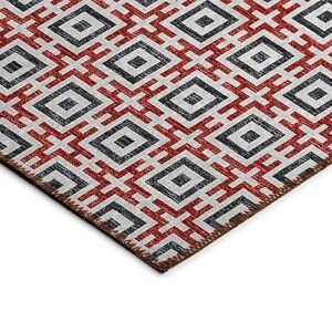 Dalyn Rugs Indoor/Outdoor Marlo MO1 Red Washable 8' x 10'