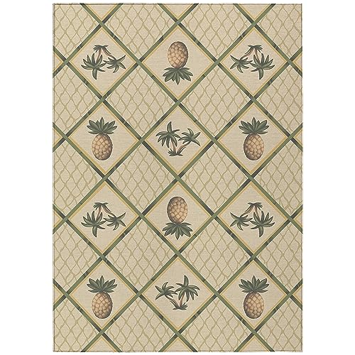 Dalyn Rugs Indoor/Outdoor Kendall KE7 Beige Washable 8' x 10' Rug