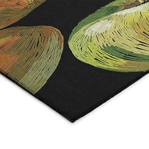 Dalyn Rugs Indoor/Outdoor Kendall KE8 Black Washable 8' x 10' Rug