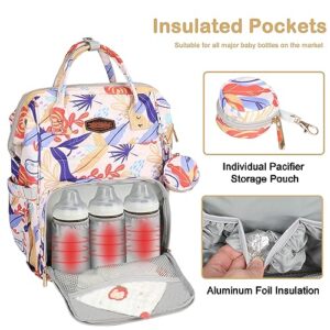 Diaper Bag Backpack for Baby,Waterproofing Multifunctional Travel Diaper Bag,22.86 Liter Baby Girl Diaper Bag,Baby Diaper Bag,Newborn Essentials Gifts for mom-2V