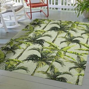 Dalyn Rugs Indoor/Outdoor Tropics TC10 Green Washable 8' x 10' Rug