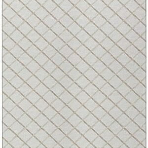 Dalyn Rugs Indoor/Outdoor York YO1 Ivory Washable 8' x 10'