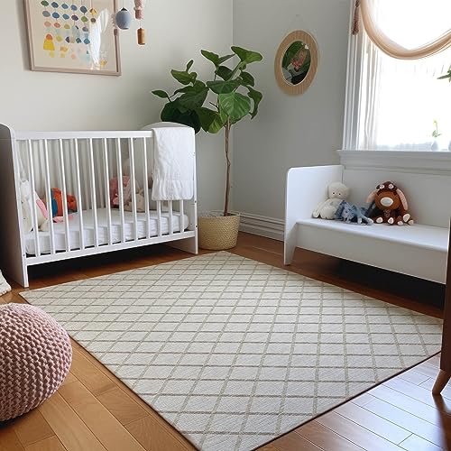 Dalyn Rugs Indoor/Outdoor York YO1 Ivory Washable 8' x 10'