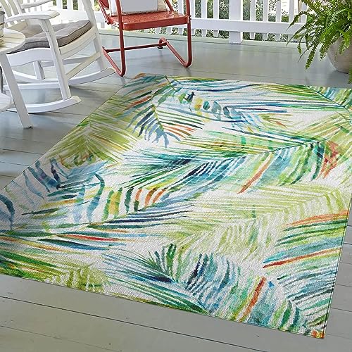 Dalyn Rugs Indoor/Outdoor Tropics TC4 Multi Washable 8' x 10' Rug