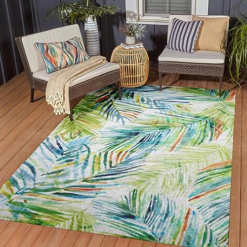 Dalyn Rugs Indoor/Outdoor Tropics TC4 Multi Washable 8' x 10' Rug