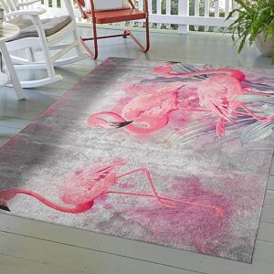 Dalyn Rugs Indoor/Outdoor Tropics TC2 Gray Washable 8' x 10' Rug