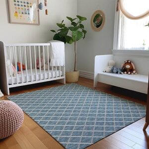 Dalyn Rugs Indoor/Outdoor York YO1 Blue Washable 8' x 10'