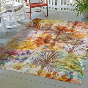 Dalyn Rugs Indoor/Outdoor Tropics TC15 Multi Washable 8' x 10' Rug