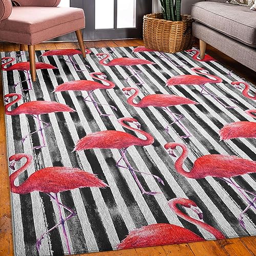 Dalyn Rugs Indoor/Outdoor Tropics TC9 Black Washable 8' x 10' Rug