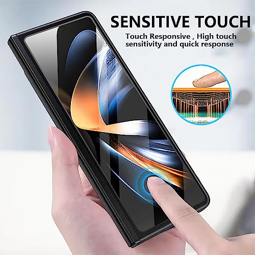 Doemoil For Samsung Galaxy Z Fold 5 Tempered Glass Screen Protector Film Tempered Glass Screen Protector Film Anti Scratch Bubble Free Easy Installation For Samsung Galaxy Z Fold 5 (1 Pcs)