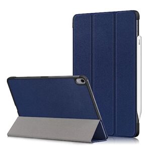 tablet pc case case for ipad air4/5 10.9inch/air 5(2022)/air 4(2020) tri-fold smart tablet case,ultra slim lightweight stand case hard pc back shell folio case cover,auto sleep/wake tablet case tablet