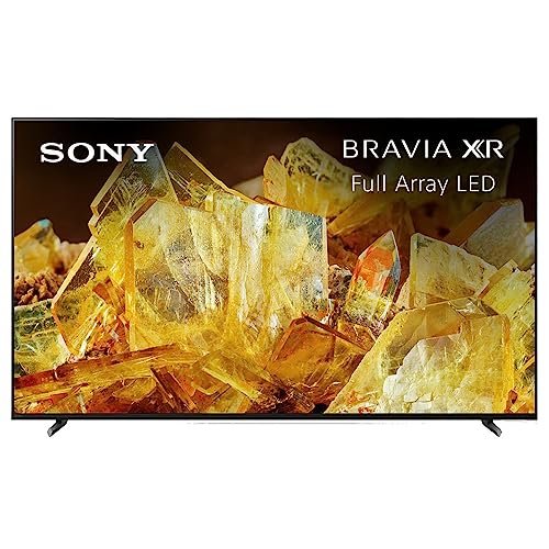 Sony XR55X90L Bravia XR 55" X90L 4K HDR Full Array LED Smart TV (2023 Model) Bundle with Premiere Movies Streaming + 37-100 Inch TV Wall Mount + 6-Outlet Surge Adapter + 2X 6FT 4K HDMI 2.0 Cable