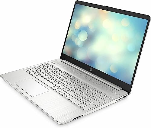 HP 15.6 HD Laptop Thin Portable, 8-Cores AMD Ryzen 7 5700U(up to 4.3GHz), 16GB DDR4 RAM, 1TB PCIe SSD, Full-Size KB, WiFi 6, Bluetooth, HDMI, Windows 11, Silver, w/GM Accessory