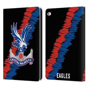 head case designs officially licensed crystal palace fc third 2022/23 crest kit leather book wallet case cover compatible with apple ipad air 2 (2014)