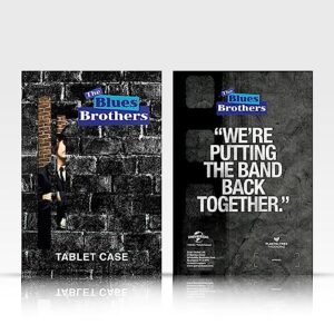 Head Case Designs Officially Licensed The Blues Brothers Ray's Music Exchange Graphics Leather Book Wallet Case Cover Compatible with Apple iPad Air 2 (2014)