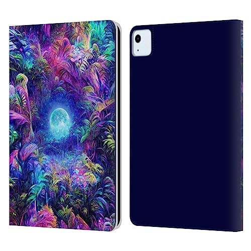 Head Case Designs Officially Licensed Wumples Jungle Moonrise Cosmic Universe Leather Book Wallet Case Cover Compatible with Apple iPad Air 2020/2022