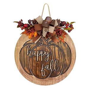 Halloween Welcome Hanging Door Sign Wreath Decoration Truck Doorplate Halloween Goods Pumpkin Autumn Stolen Home Home Decor (As show, One Size)