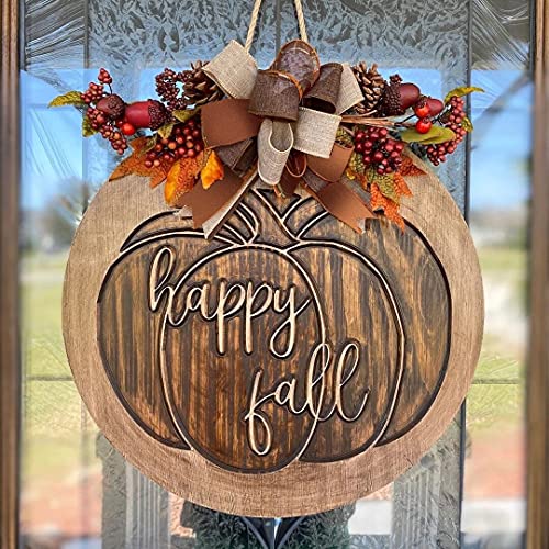 Halloween Welcome Hanging Door Sign Wreath Decoration Truck Doorplate Halloween Goods Pumpkin Autumn Stolen Home Home Decor (As show, One Size)