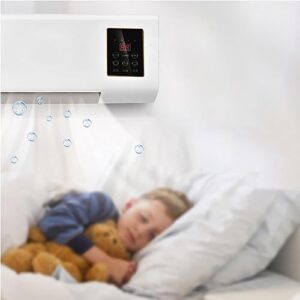 Small Air Conditioners, Mounted Air Conditioner Cooling and Heating Air Conditioner Fan with Remote Control, 2000W Mini Air Cooling Heating Fan for Bedroom