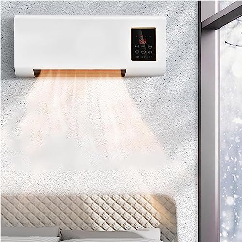 Small Air Conditioners, Mounted Air Conditioner Cooling and Heating Air Conditioner Fan with Remote Control, 2000W Mini Air Cooling Heating Fan for Bedroom