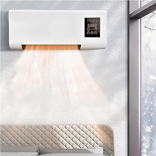 2023 New Large Air Cooler Fan, Wall Mounted Mini Cooling and Heating Fan with Remote Control, Household Timing Air Conditioners for Home, Bathroom, Bedroom, Office, Living Room