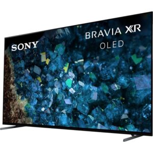 Sony XR65A80L BRAVIA XR 65 Inch A80L OLED 4K HDR Smart TV with Google TV 2023 Bundle with Monster TV Full Motion Wall Mount for 32-70 inch with 6 Piece Sound Reactive Lighting Kit