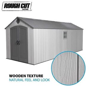 Lifetime 8 x 20 Ft. Outdoor Storage Shed, Gray