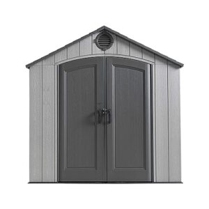 Lifetime 8 x 20 Ft. Outdoor Storage Shed, Gray