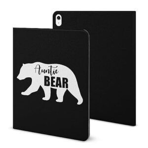 auntie bear protective case compatible with ipad 2020 air 4 （10.9in） stand case auto sleep/wake cover