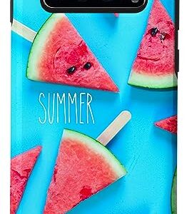 Galaxy S10 Rae inspired Dunn pink watermelon popsicle teal hot summer Case
