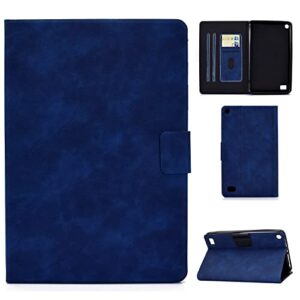 tablet pc case case compatible with kindle fire 7 2019/2017/2015 (9th/7th/5th generation) tablet case, compatible with kindle fire 7 tablet case 7inch folio cover multi-angle viewing w card slot smart