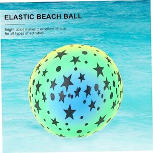 NUSITOU 5 Pcs 22 Bulk Beach Balls Beach Toys for Kids Inflatable Balls for Kids PVC Bouncy Kickball Swimming Pool for Kids Football Water Rainbow Ball Pat The Ball Pool Party Sports Beach