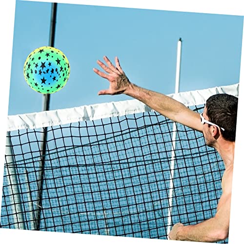 NUSITOU 5 Pcs 22 Bulk Beach Balls Beach Toys for Kids Inflatable Balls for Kids PVC Bouncy Kickball Swimming Pool for Kids Football Water Rainbow Ball Pat The Ball Pool Party Sports Beach